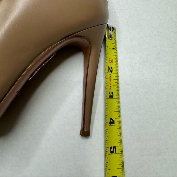 AQUAZZURA Strappy Tan Lace Up Heels Size 38 - Picture 12 of 12